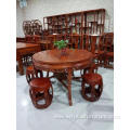 Oval Solid Wood Dining Table Design